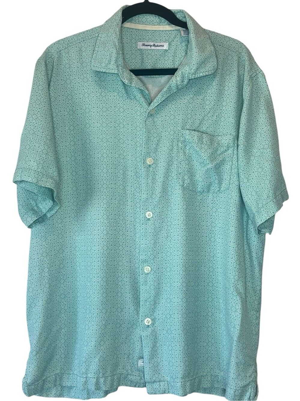Tommy Bahama Coast Paquito Geo IslandZone Short-Sleeve Shirt Large